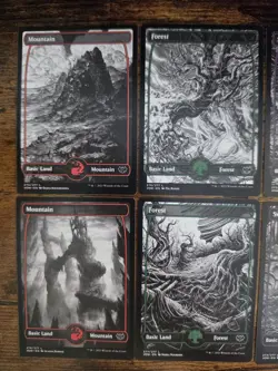 MTG ⭐Innistrad: Crimson Vow ⭐Full Art Basic Land Set NM+ 10 ⭐1 of each art Magic - Image 3