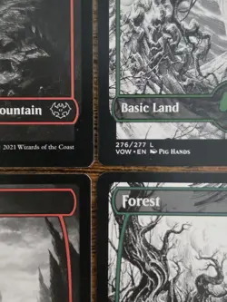 MTG ⭐Innistrad: Crimson Vow ⭐Full Art Basic Land Set NM+ 10 ⭐1 of each art Magic - Image 4