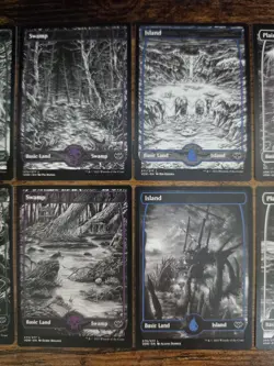 MTG ⭐Innistrad: Crimson Vow ⭐Full Art Basic Land Set NM+ 10 ⭐1 of each art Magic - Image 5