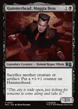 Hammerhead, Maggia Boss Marvel Super Heroes Commander #659 Magic TCG - Image 1