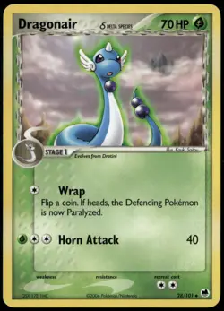 Dragonair 28/101 Uncommon Dragon Frontiers LP Pokemon Card - Image 1