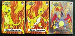 CHARMANDER X CHARMELEON X CHARIZARD LOT - POKEMON SHINY INFINITY SILVER HOLO - Image 1