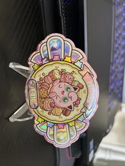 Pokemon non-TCG Chinese Mengka 2.0 Candy Sweetheart Card Jigglypuff IR-010 - Image 1