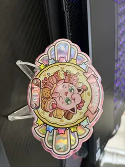 Pokemon non-TCG Chinese Mengka 2.0 Candy Sweetheart Card Jigglypuff IR-010 - Image 2