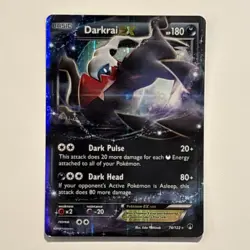Pokemon Darkrai EX Holo Card 74/122 Breakpoint Ultra Rare - LP - Image 1