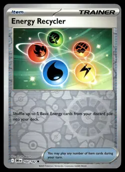 Energy Recycler 164/182 Uncommon Destined Rivals Pokemon Reverse Holo Near Mint - Image 1