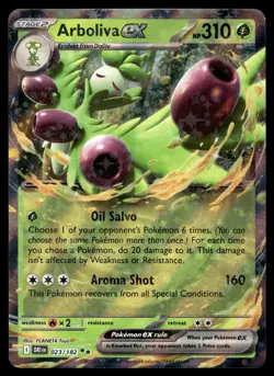 Arboliva ex 023/182 Double Rare Destined Rivals Pokemon Holo Near Mint - Image 1