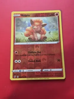 Vulpix 024/192 Sword & Shield Rebel Clash Regular Common Pokemon Card - Image 1