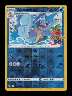 Wartortle 016/078 Pokemon GO Pokemon Reverse Holo - Image 1