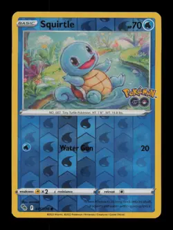Squirtle 015/078 Pokemon GO Pokemon Reverse Holo - Image 1