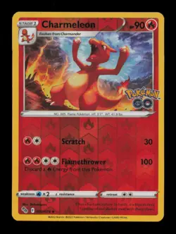 Charmeleon 009/078 Pokemon GO Pokemon Reverse Holo - Image 1
