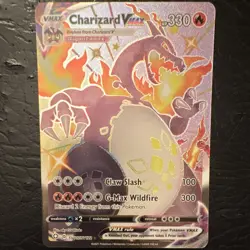 The Pokemon Company Charizard VMAX SV107/SV122 Shiny Holo Rare Full Art - Image 1