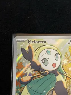 Meloetta 026 Scarlet Violet Mega Evolution 2025 IR Holo Pokemon Card Full Art - Image 2