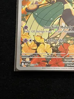 Meloetta 026 Scarlet Violet Mega Evolution 2025 IR Holo Pokemon Card Full Art - Image 5