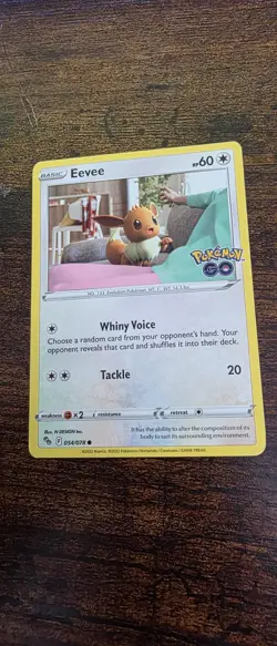Eevee 054/078 Common Pokemon GO Pokemon Near Mint - Image 1