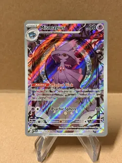 Pokemon TCG Paldea Evolved Mismagius 212/193 Illustration Rare IR Holo 2023 NM💜 - Image 1