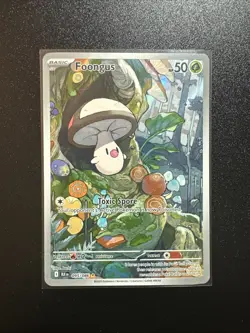 Foongus 095/086 Holo Illustration Rare Black Bolt Pokemon Holo Near Mint - Image 1
