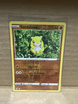 1X NM Sandshrew - 131/264 - Common Reverse Holo - Fusion Strike Pokemon Tcg - Image 1