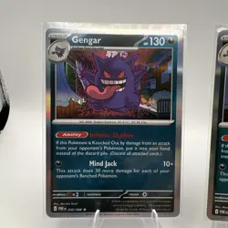Pokemon TCG Gengar 050/088 Perfect Order (POR) Holo Lot Of 2 Nm. - Image 1