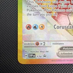 Pokemon TCG Eevee ex 174 SVP SV: Scarlet & Violet Promo Holo EN 200HP - Image 2