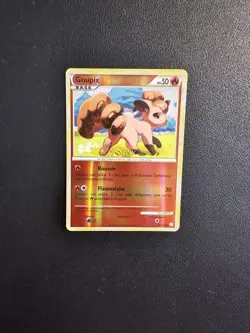 Carte Pokemon Goupix 87/123 Reverse Heartgold SoulSilver FR - Image 1