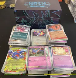 Pokemon 700+ LOT Phantasmal Flames Bulk (EX &Holos & Reverse Holos) With ETB Box - Image 1