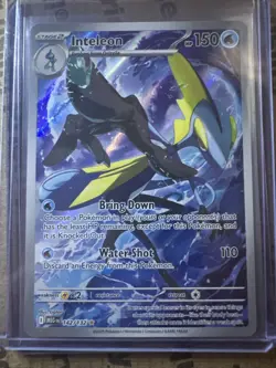 Inteleon 142/132 Illustration Rare, Mega Evolution, Full Art Holo, Pokemon TCG - Image 1