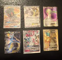 Nintendo Pokemon TCG 6-Card Holo GX Lot: Entei Sylveon Gardevoir +2 - Image 1