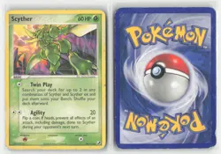 Scyther 46/115 Uncommon Unseen Forces Pokemon Moderately Played - Image 3