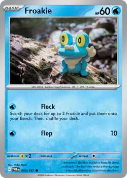 Froakie 056/167 Common Twilight Masquerade Reverse Holo Near Mint - Image 3