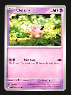 Clefairy 081/197 Common Obsidian Flames Near Mint - Image 2