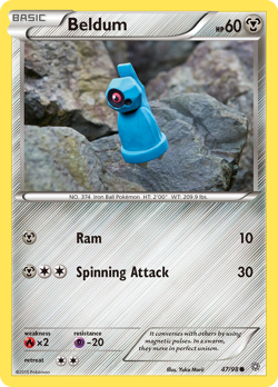 Beldum 47/98 Common Ancient Origins Lightly Played - Image 3