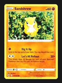 Sandshrew 131/264 Common Fusion Strike Near Mint - Image 2