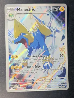 Manectric 089/084 ME Pitch Black Holo Full Art Illustration Rare Pokemon NM-MT - Image 1
