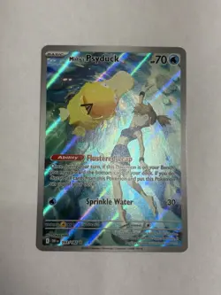 Pokemon TCG Misty's Psyduck Destined Rivals 193/182 Illustration - Image 1