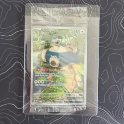 Snorlax SVP 051 Black Star Promo Sealed From Pokemon Scarlet Violet 151 ETB NM - Image 2