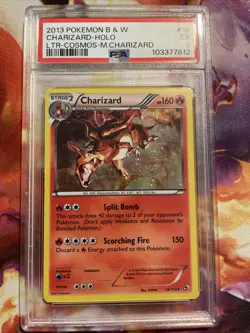 2013 Pokemon Charizard Reverse Holo 19/113 B&W Legendary Treasures PSA 5 - Image 1