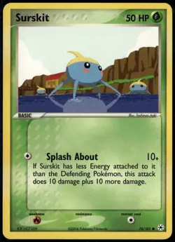 Surskit 76/101 Common Hidden Legends LP Pokemon Card - Image 1