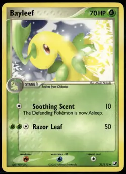Bayleef 35/115 Uncommon Unseen Forces LP Pokemon Card - Image 1