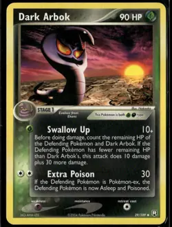 Dark Arbok 29/109 Uncommon Team Rocket Returns LP Pokemon Card - Image 1