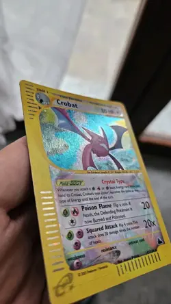 Pokemon Card- Crobat-Skyridge-147/144-Holo-Crystal-ENG-LP - Image 3