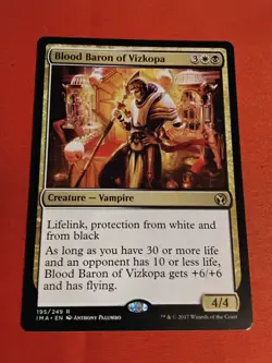 Blood Baron of Vizkopa - Iconic Masters 195/249 MTG Magic The Gathering Unplayed - Image 1