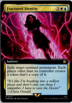 Fractured Identity (Extended Art) 477 Universes Beyond: Doctor Who MTG NM/M - Image 1