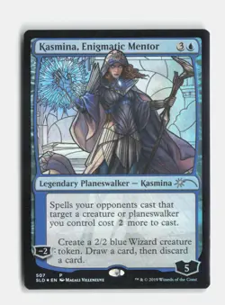 Kasmina, Enigmatic Mentor Stained Glass 507 Foil Secret Lair Drop Series MTG NM - Image 1