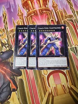 3X Coach King Giantrainer - SR14-EN041 - 1st Ed - Common - NM Yugioh - Image 1