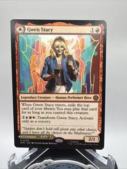 ❤💎Gwen Stacy MINT #78 Mythic SPM Marvel's Spider-Man Magic Gathering MTG - Image 2