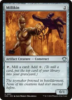 4x Millikin MTG - Commander: Secrets of Strixhaven - NM-Mint - Image 1