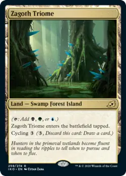 [1x] Zagoth Triome Near Mint, English Ikoria: Lair of Behemoths MTG Magic - Image 1