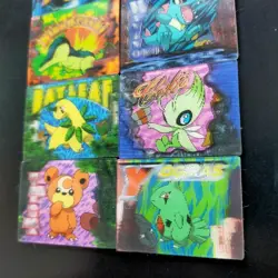 Meiji 3D mini change lenticular Pikachu Celebi Psyduck etc Pokemon Card Japanese - Image 5
