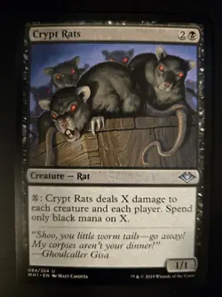 Crypt Rats NM Modern Horizons 1 MTG FREE SHIPPING - Image 1
